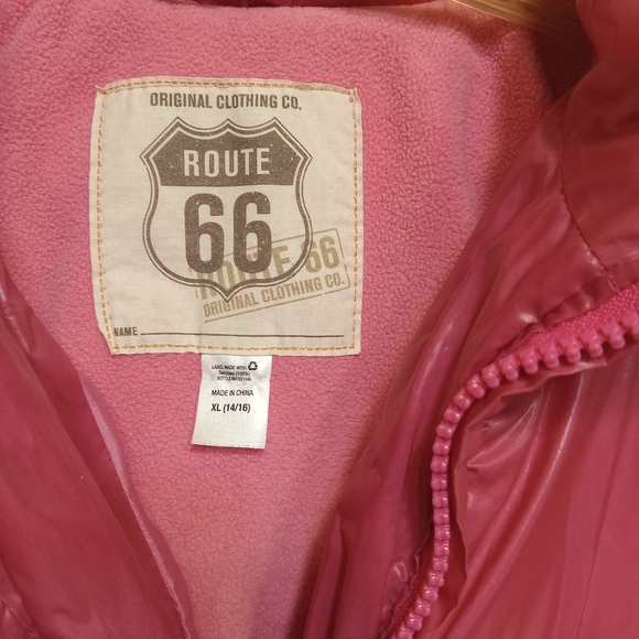 Route 66 Ruffle Bottom Puffer Coat - Picture 3 of 7
